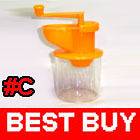 Garlic Chili Mincer Crusher Food Grinder Press with Container +Silicon 