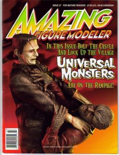 Amazing Figure Modeler #27 Universal Monsters Frankenstein Wolfman The 
