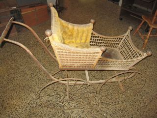   Antique Baby Carriage Buggy Stroller St Nicholas Mfg Co Chicago 1890s