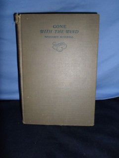 VINTAGE~GONE WITH THE WIND by MARGARET MITCHELL 1937 MACMILLAN CO