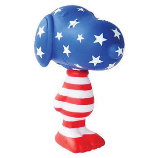New Snoopy Born in the USA Collectable Vinyl 8 cm Figure by Rainbow 