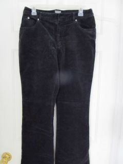 Chicos Additions Womens Black Jean Slacks Size 1.5 MULTIPLES 