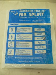 Emergency Full Arm Splint Inflatable Air Splint Reusable FREE U.S 