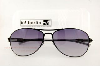 Brand New ic berlin Sunglasses Model ruckblick Color black/clear 