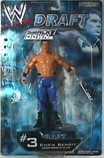 WWE Smackdown Draft Chris Benoit #3 JAKKS figure MOC limited edition 