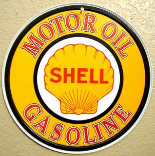 SHELL OIL 1950s Antique Vintage Look Gas Pump Car Truck Advertising 