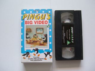 PINGUS BIG VIDEO childrens VHS video cassette, episodes of the tv 