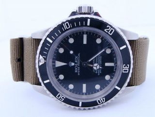 Rare Vintage Rolex 5512 SUBMARINER NO DATE Circa 1966 Divers Watch