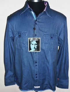 JOHN LENNON by English Laundry  100% Cotton L/S Shirt Oxford St 