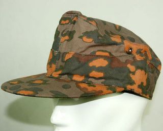 WWII GERMAN OAK LEAF CAMO SPRING AND FALL REVERSIBLE CAP XL  3446