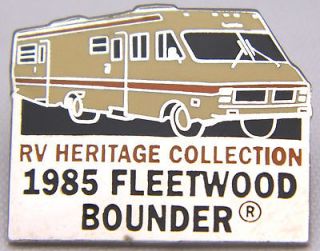 Vintage RV Heritage Collection 1985 FLEETWOOD BOUNDER Pin Brooch 