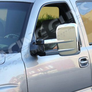   00 01 02 CHEVY SILVERADO EXTENDABLE TOWING MIRRORS CAMPER STYLE PAIR