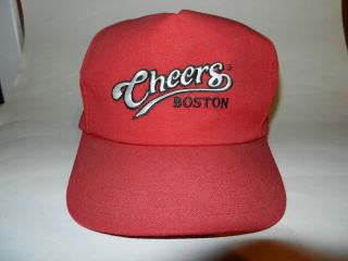 NEW CHEERS Boston Red CAP HAT One Size Fits All Adjustable
