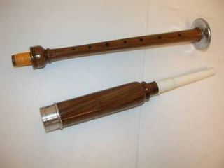 Deluxe Rosewood Hardwood Bagpipe PRACTICE CHANTER, NEW, with REED 