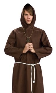 Brown Monk Robe Friar Tuck Medieval Fantasy Costume