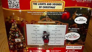 CHRISTMAS MR CHRISTMAS LIGHTS & SOUNDS MOUSE MAESTRO ORNAMENT MUSICAL 