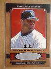 ROGER CLEMENS 2001 UD YANKEES GAME JERSEY AUTO AUTOGRAPH