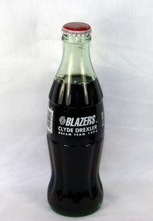 Coke Bottle Full Portland Trailblazers Clyde Drexler Dream Team 1992