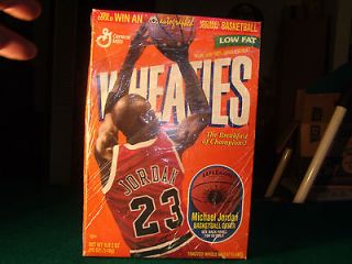 Rare Michael Jordan Wheaties box cello wrapped never opened with 