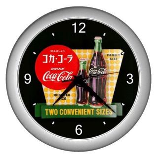 Wall Clock Japan Coca Cola Retro Ads 1957 Clock Rare