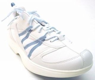 Cogent Walkware Womens Moto White Blue Sneaker Size 9.5 W 9 M