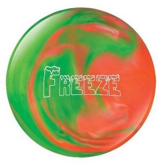 15# Columbia Freeze Neon Orange/Green Bowling Ball NIB