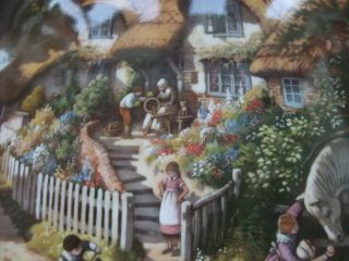 Coalport GRANNYS COTTAGE Collector PLATE The TALE of a COUNTRY 