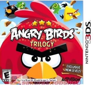 New Nintendo 3DS Games Angry Birds Trilogy US Ver Only work on US 3DS