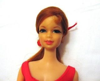   Barbie Stacey # 1165 Twist n Turn Titian Long Hair Red Cut Out SS 1968