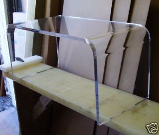 Acrylic Coffee Cocktail Waterfall Table Lucite 31 long