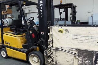 Yale GLC040 Forklift 2007, with Carton Clamp, 42 Forks, Side Shifting