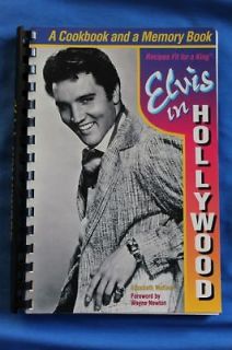 Elvis in Hollywood COOKBOOK, Memories, McKeon 1994 PB