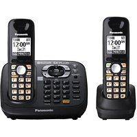   KX TG6582T DECT 6.0 Bluetooth Cordless Phone Cell Link  2 Handsets