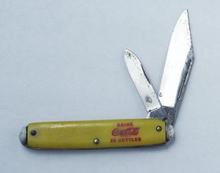 COCA~COLA USA MADE COLLECTORS FOLDING KNIFE  VINTAGE