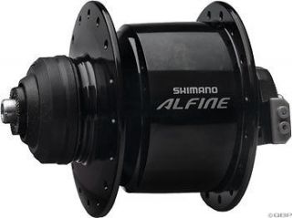 Shimano Alfine DHS501 Dynamo 36h Centerlock Front Hub Black