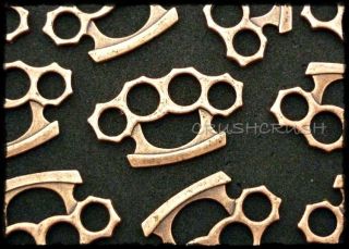 15pcs Copper Knuckle Duster Charms Pendants Jewelry Making PND 311