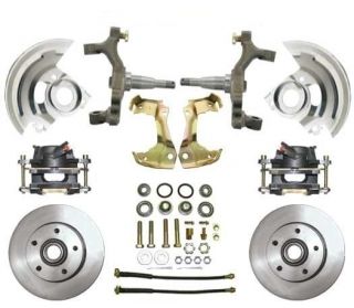  Chevelle Front Disc Brake Drop Spindles Conversion Kit New Top Quality