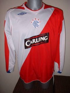 Glasgow Rangers Shirt Jersey Diadora Adult Large Carling Soccer 
