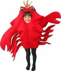 Childs King Crab Halloween Holiday Costume Party (Size Medium 7 10)