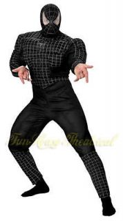 SPIDER MAN BLACK VENOM HALLOWEEN COSTUME Jumpsuit Deluxe Teen 6616