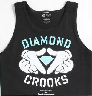 DIAMOND SUPPLY & CROOKS AND CASTLES COLLABORATION TANK TOP SIZE: M NWT 