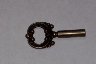 ANTIQUE PLATED KEY FOR TURN KNOB SWITCH LAMP PART 50004J