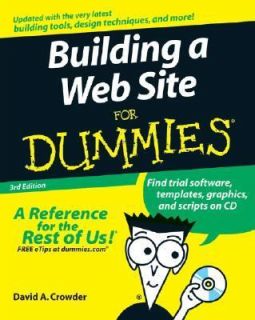 Building a Web Site by David A. Crowder 2007, Paperback, Revised 