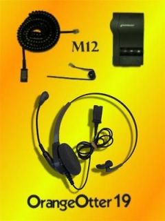   H91N Encore Headset w M12 Vista Amplifier COMPLETE with Cords