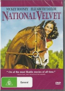 NATIONAL VELVET   MICKEY ROONEY & ELIZABETH TAYLOR   NEW & SEALED DVD