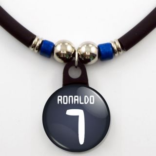 Cristiano Ronaldo Real Madrid #7 Away Jersey Necklace