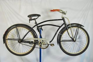   Monark built Firestone Cruiser balloon tire bicycle bike rat rod black
