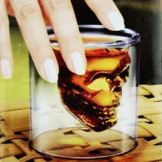 New 73ml Crystal Skull Head Vodka Whiskey Shot Glass Cup Drinking Ware 