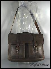 Mens Shoulder Bag BELSTAFF 756329 Business Case BlackBrown Luxury New