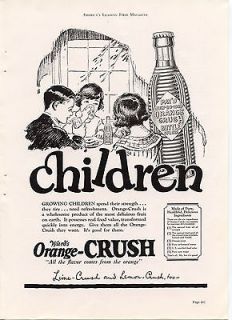 1925   Orange Crush, Clicquot Club   2 Vintage Ads